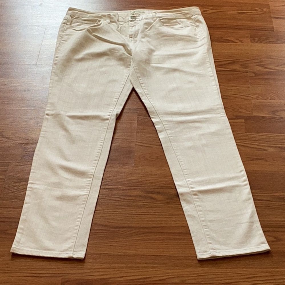 Aeropostale Womens Ashley Ultra Skinny Jeans 13/14 Reg/ Normal White Cotton NWOT